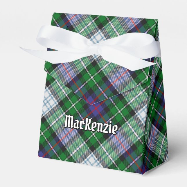 Clan MacKenzie Dress Tartan Favor Box (Front Side)