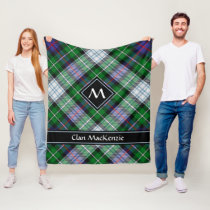 Clan MacKenzie Dress Tartan Fleece Blanket