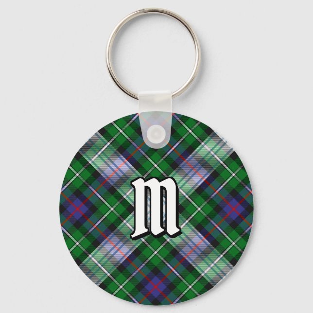 Clan MacKenzie Dress Tartan Keychain (Front)
