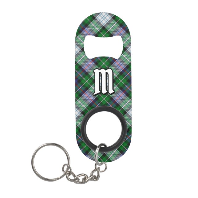 Clan MacKenzie Dress Tartan Keychain Bottle Opener (Front)