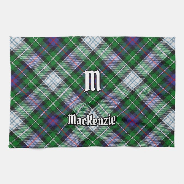 Clan MacKenzie Dress Tartan Kitchen Towel (Horizontal)