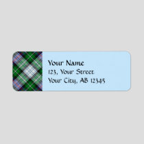 Clan MacKenzie Dress Tartan Label
