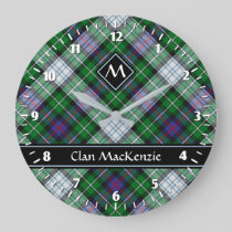 Clan MacKenzie Dress Tartan Large Clock