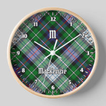 Clan MacKenzie Dress Tartan Large Clock