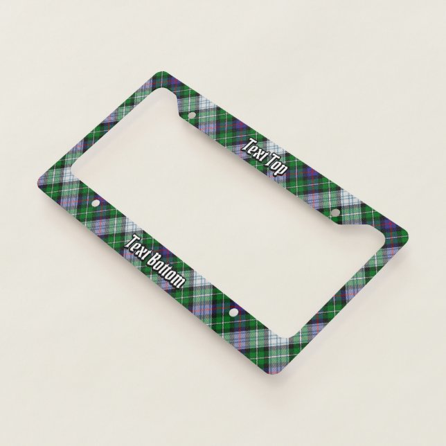 Clan MacKenzie Dress Tartan License Plate Frame (3/4)