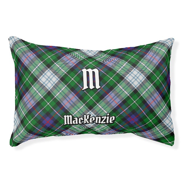 Clan MacKenzie Dress Tartan Pet Bed (Front)