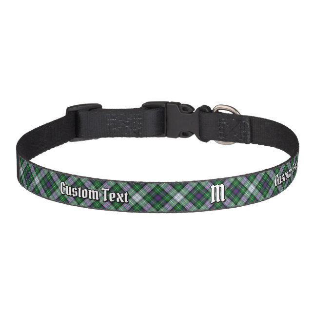 Clan MacKenzie Dress Tartan Pet Collar (Front)