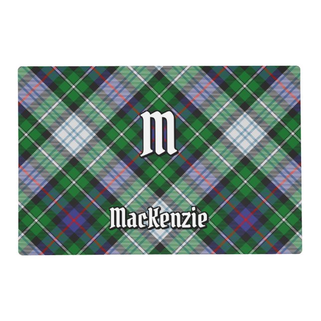 Clan MacKenzie Dress Tartan Placemat (Front)
