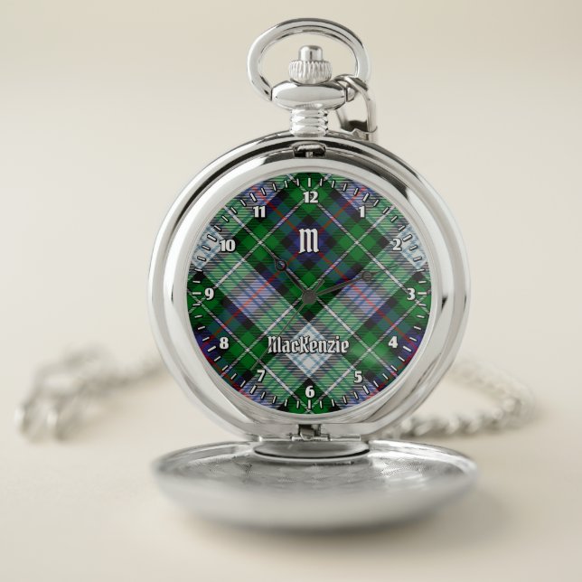 Clan MacKenzie Dress Tartan Pocket Watch (Inside)