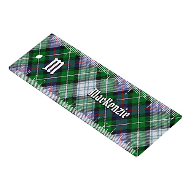 Clan MacKenzie Dress Tartan Ruler (Angled)