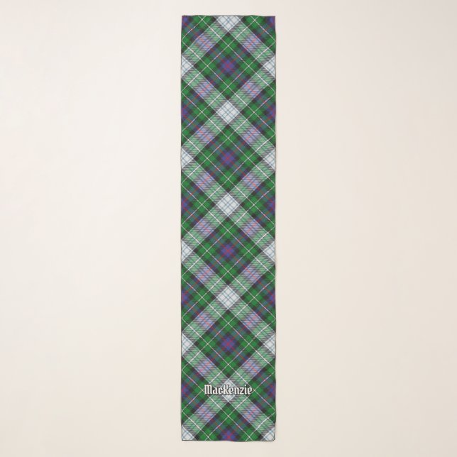 Clan MacKenzie Dress Tartan Scarf (Front)