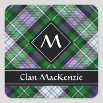 Clan MacKenzie Dress Tartan Square Sticker