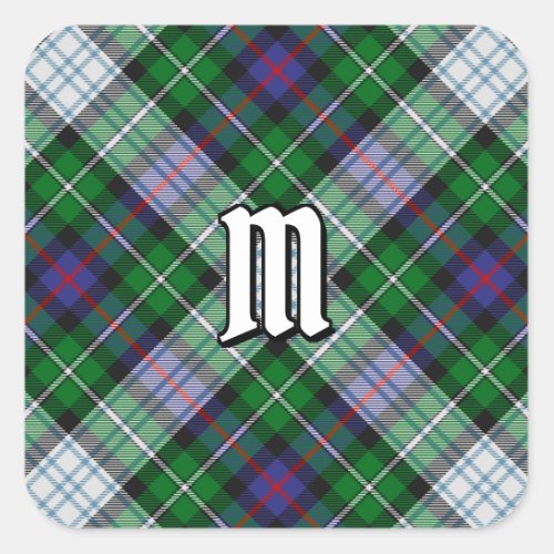 Clan MacKenzie Dress Tartan Square Sticker