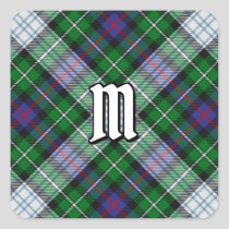 Clan MacKenzie Dress Tartan Square Sticker