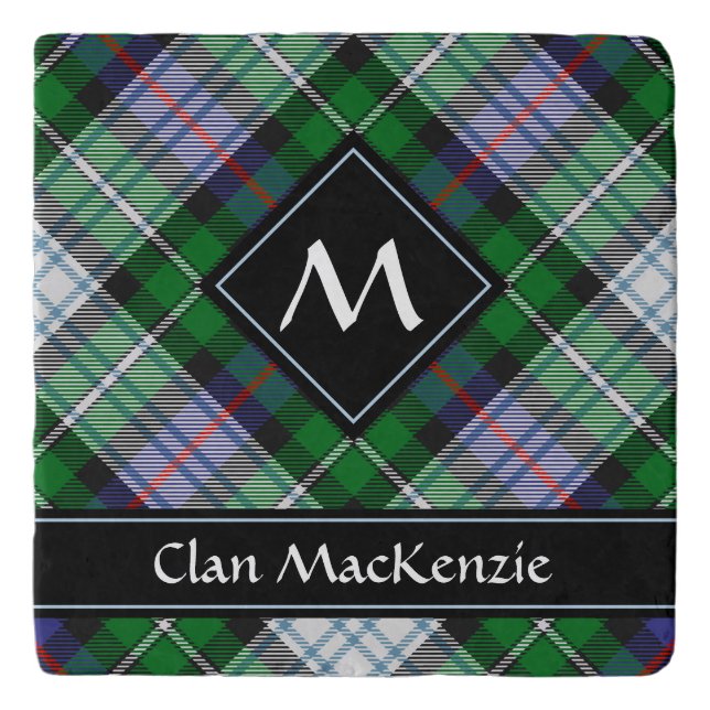 Clan MacKenzie Dress Tartan Trivet (Front)