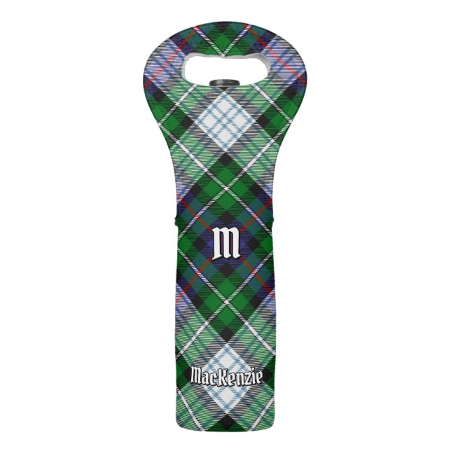 Clan MacKenzie Dress Tartan Wine Bag (Front)