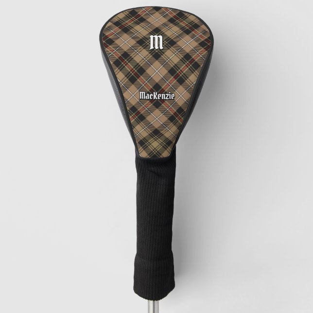 Clan MacKenzie Hunting Brown Golf Head Cover (Front)