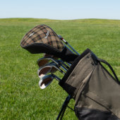 Clan MacKenzie Hunting Brown Golf Head Cover (In Situ)