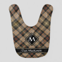 Clan MacKenzie Hunting Brown Tartan Baby Bib