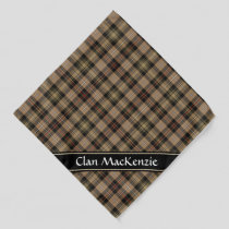 Clan MacKenzie Hunting Brown Tartan Bandana