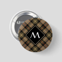 Clan MacKenzie Hunting Brown Tartan Button