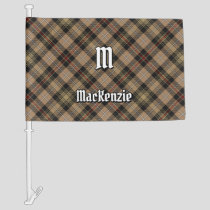 Clan MacKenzie Hunting Brown Tartan Car Flag