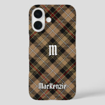 Clan MacKenzie Hunting Brown Tartan iPhone 16 Case