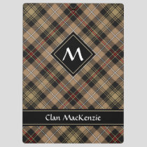 Clan MacKenzie Hunting Brown Tartan Clipboard