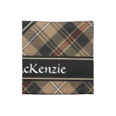Clan MacKenzie Hunting Brown Tartan Cloth Napkin (Quarter Fold)