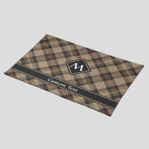 Clan MacKenzie Hunting Brown Tartan Cloth Placemat