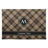 Clan MacKenzie Hunting Brown Tartan Cloth Placemat (Front)