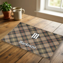 Clan MacKenzie Hunting Brown Tartan Cloth Placemat