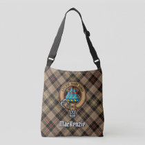 Clan MacKenzie Hunting Brown Tartan Crossbody Bag