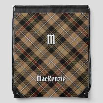 Clan MacKenzie Hunting Brown Tartan Drawstring Bag