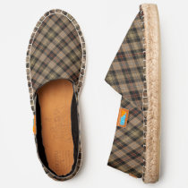 Clan MacKenzie Hunting Brown Tartan Espadrilles