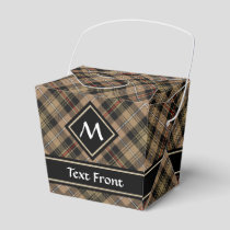Clan MacKenzie Hunting Brown Tartan Favor Box