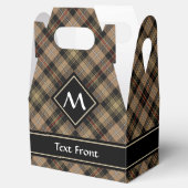 Clan MacKenzie Hunting Brown Tartan Favor Box (Opened)