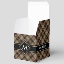 Clan MacKenzie Hunting Brown Tartan Favor Box