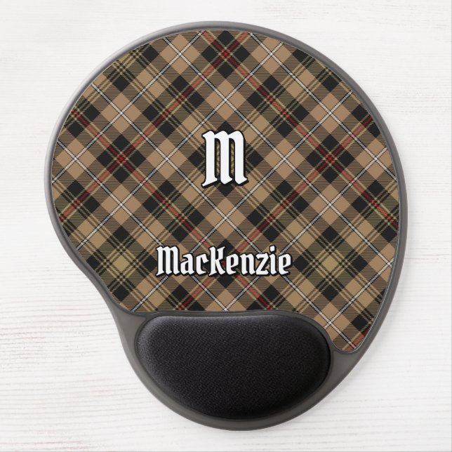 Clan MacKenzie Hunting Brown Tartan Gel Mouse Pad (Front)