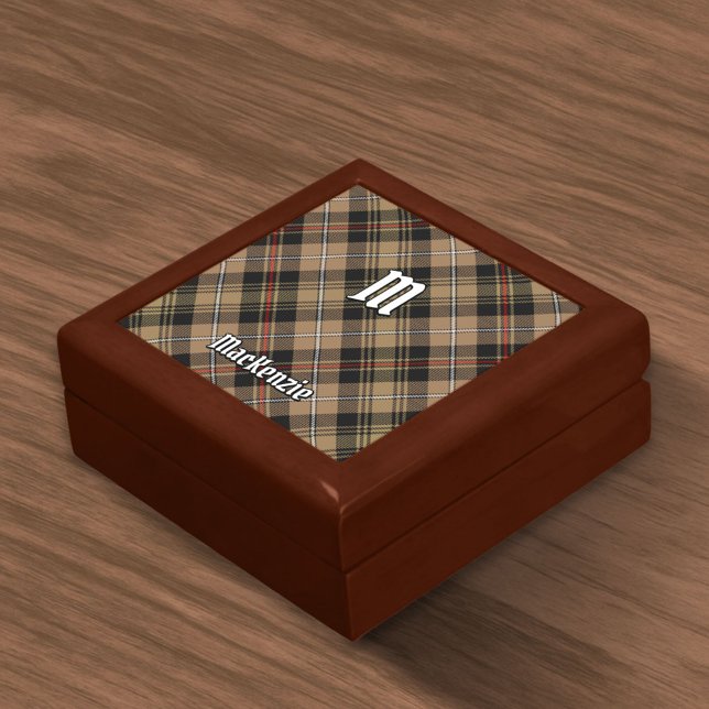 Clan MacKenzie Hunting Brown Tartan Gift Box (Creator Uploaded)