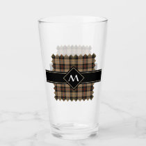 Clan MacKenzie Hunting Brown Tartan Glass