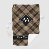 Clan MacKenzie Hunting Brown Tartan Golf Towel (InSitu)