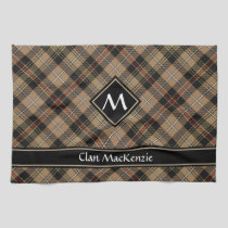Clan MacKenzie Hunting Brown Tartan Kitchen Towel