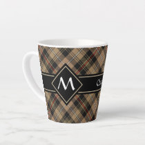Clan MacKenzie Hunting Brown Tartan Latte Mug