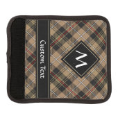Clan MacKenzie Hunting Brown Tartan Luggage Handle Wrap (Front)