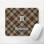 Clan MacKenzie Hunting Brown Tartan Mouse Pad (With Mouse)