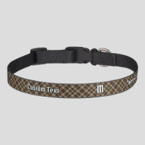 Clan MacKenzie Hunting Brown Tartan Pet Collar