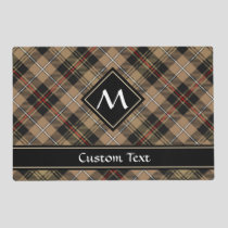 Clan MacKenzie Hunting Brown Tartan Placemat