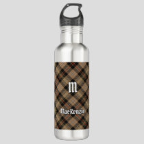 Clan MacKenzie Hunting Brown Tartan Stainless Steel Water Bottle