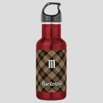 Clan MacKenzie Hunting Brown Tartan Stainless Steel Water Bottle